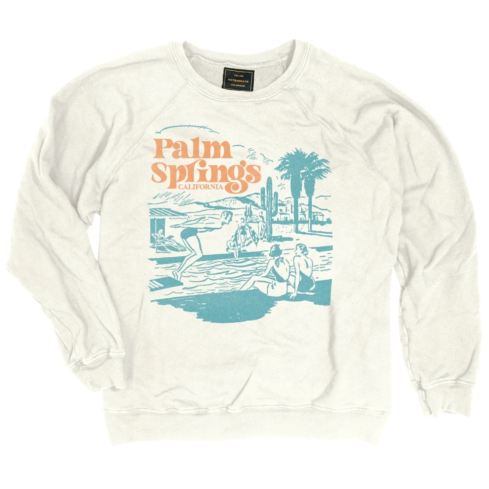 Original Retro Brand Palm Springs Sweatshirt Small